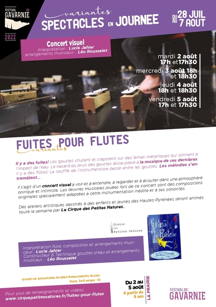 12 FUITES POUR FLUTES